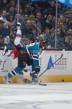 NHL: Phoenix Coyotes at San Jose Sharks
