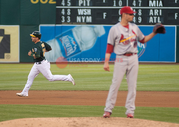 MLB: St. Louis Cardinals at Oakland Athletics