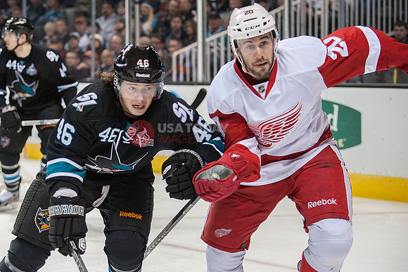 NHL: Detroit Red Wings at San Jose Sharks