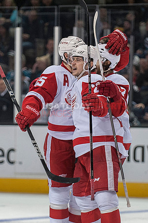 NHL: Detroit Red Wings at San Jose Sharks