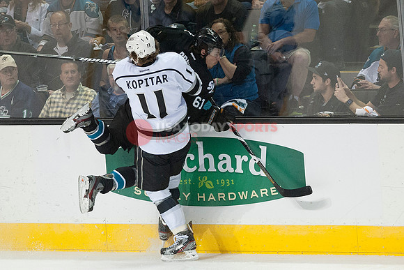 NHL: Stanley Cup Playoffs-Los Angeles Kings at San Jose Sharks