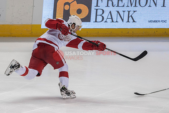 NHL: Detroit Red Wings at San Jose Sharks